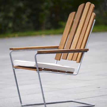 Krzesło wypoczynkowe A3 - Dąb olejowany - ocynkowany stelaż stalowy - Grythyttan Stålmöbler