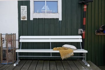 Sofa 5 - Dąb lakierowany na biało - ocynkowany stelaż stalowy - Grythyttan Stålmöbler