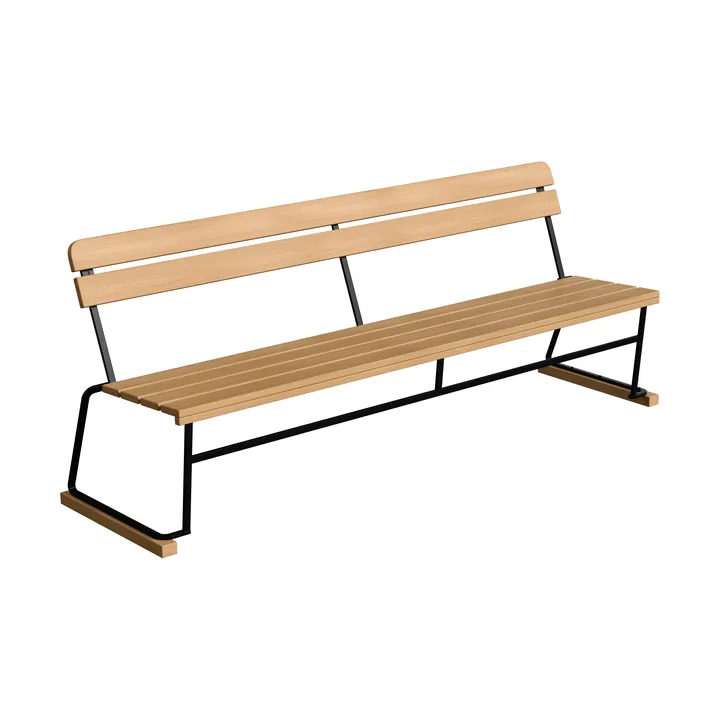 Sofa 5 - Dąb olejowany – czarna stalowa podstawa - Grythyttan Stålmöbler