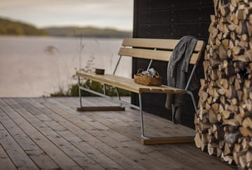 Sofa 5 - Sosna olejowana - ocynkowany stelaż stalowy - Grythyttan Stålmöbler