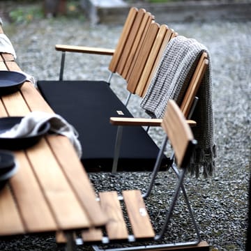 Sofa 6 - Drewno tekowe - ocynkowany stelaż stalowy - Grythyttan Stålmöbler