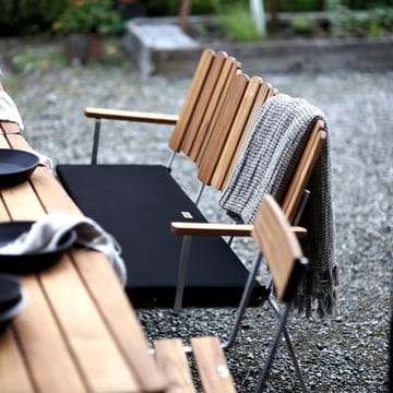 Sofa 6 poduszka - Sunbrella - czarna - Grythyttan Stålmöbler