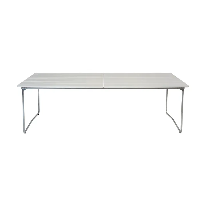Stół B31 - Biały lakierowany dąb - ocynkowane nogi - Grythyttan Stålmöbler