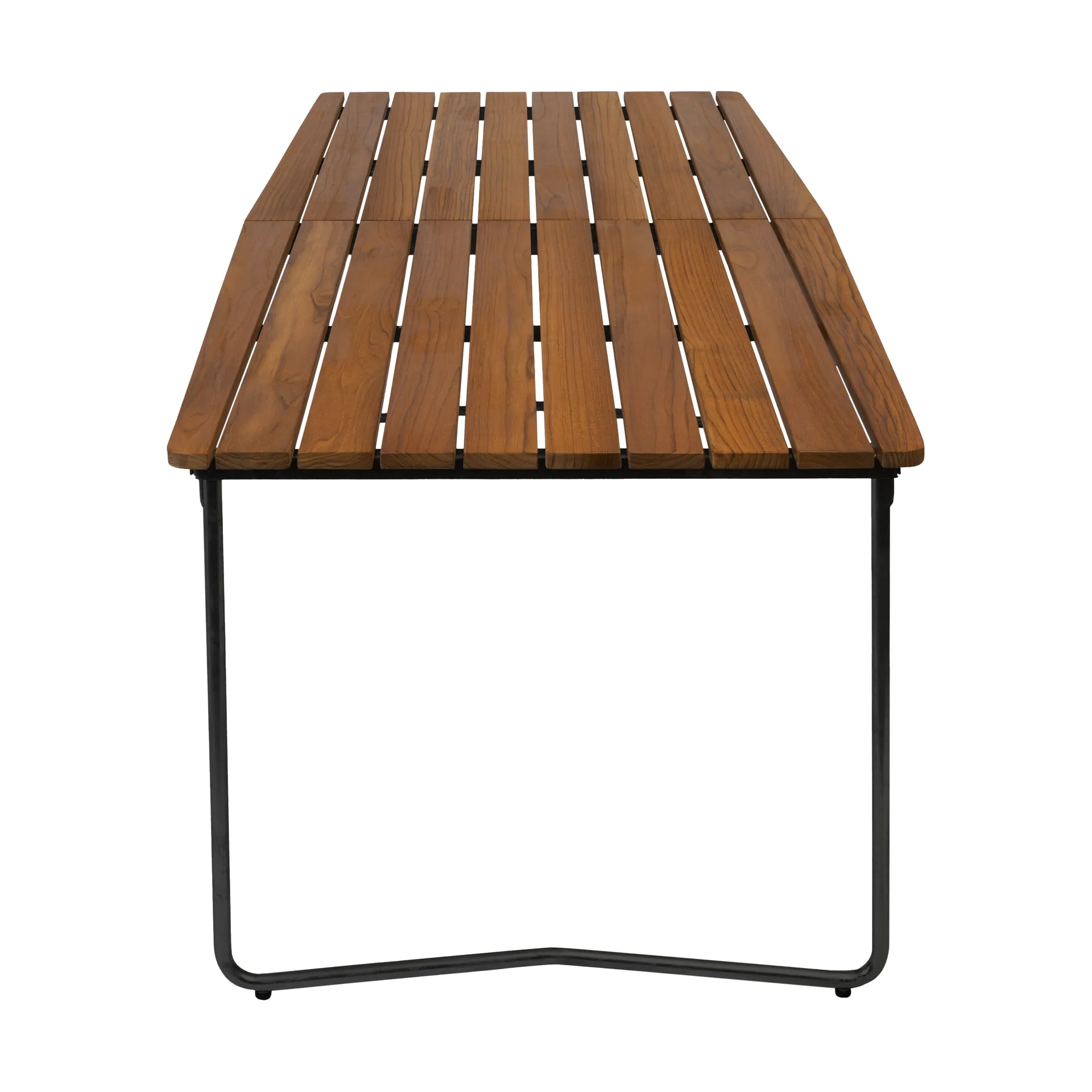 Stół B31, Drewno tekowe nieobrobione-czarny Grythyttan Stålmöbler