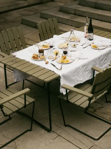 Stół B31 - Jasnozielony dąb-czarny - Grythyttan Stålmöbler