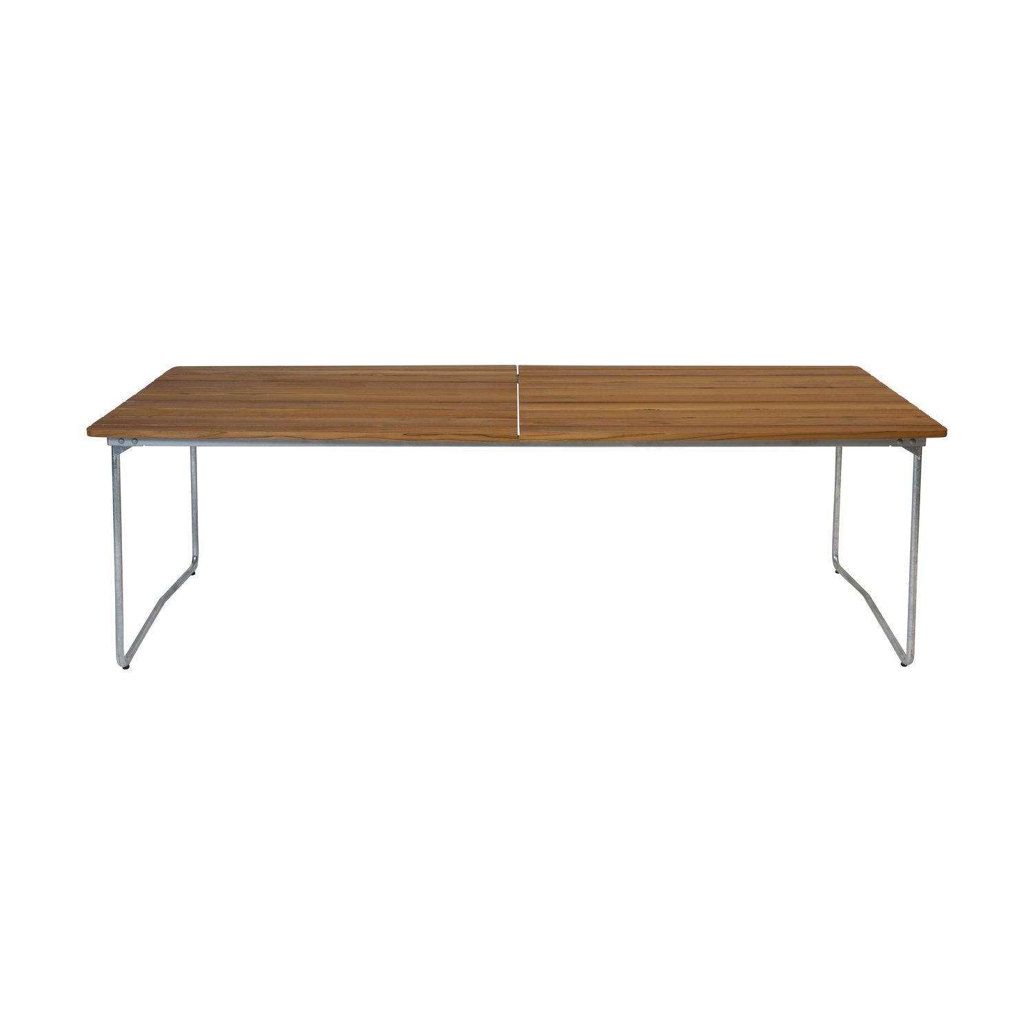 Grythyttan Stålmöbler Stół do jadalni Table B31 230 cm Drewno tekowe nieobrobione - ocynkowane