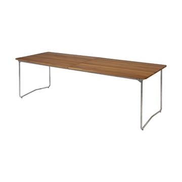 Stół Table B31 230 cm - Drewno tekowe nieobrobione - ocynkowane - Grythyttan Stålmöbler