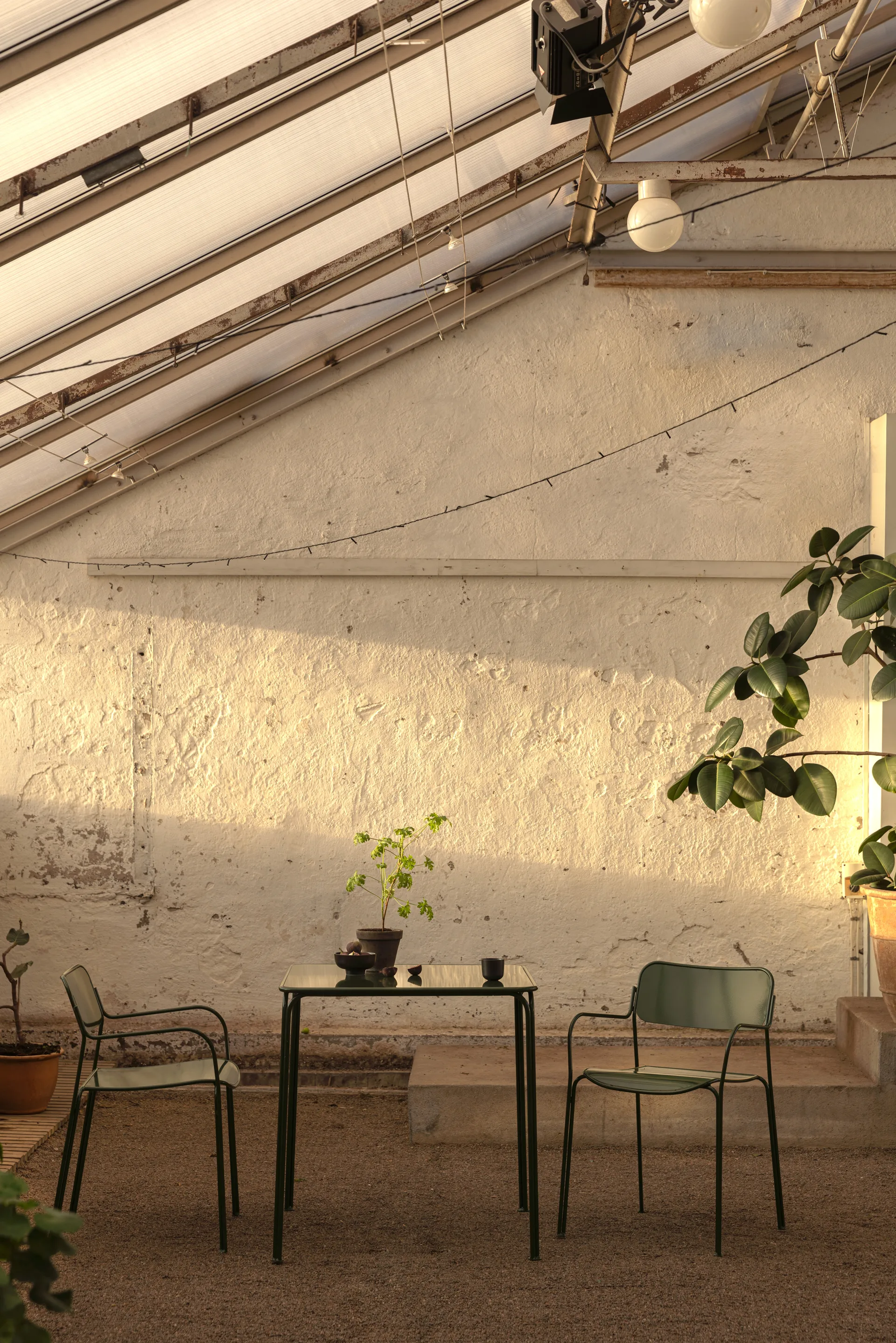 Stół Table Libelle 70x70 cm, Zielony Grythyttan Stålmöbler