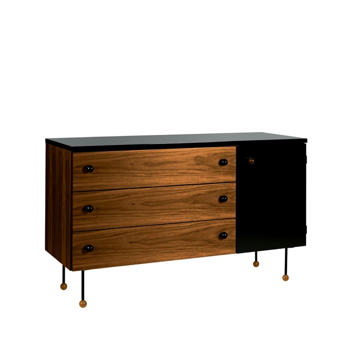 62 Dresser komoda - american walnut, 3 szuflady - GUBI