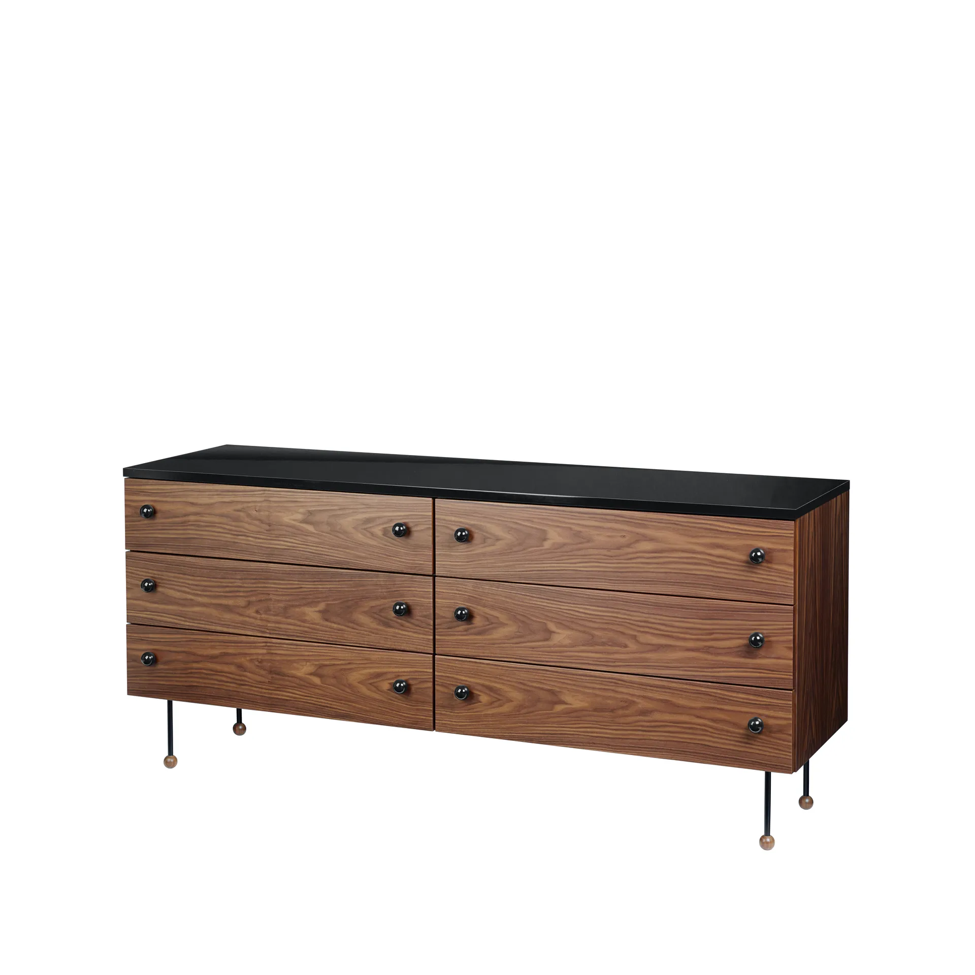 62 Dresser komoda, american walnut, 6 szuflady GUBI
