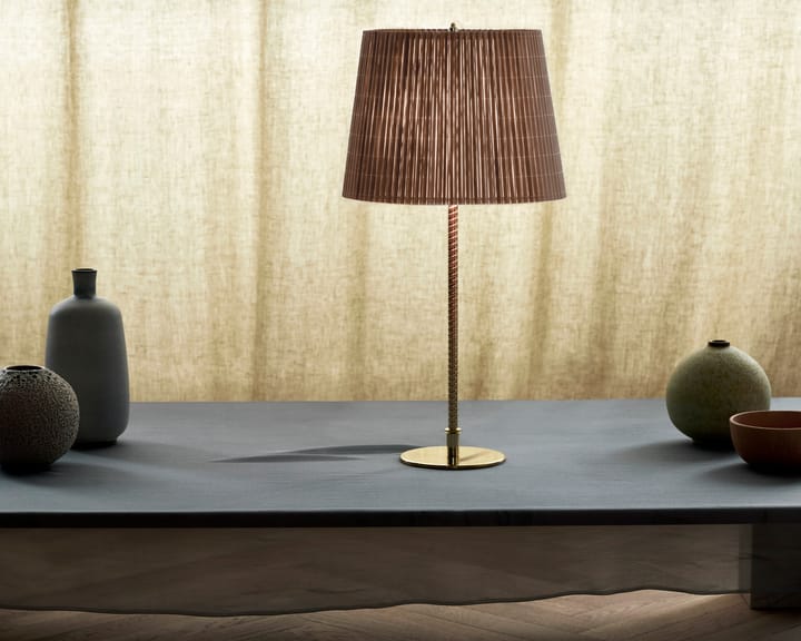 9205 lampa stołowa, Bambu-mosiądz GUBI