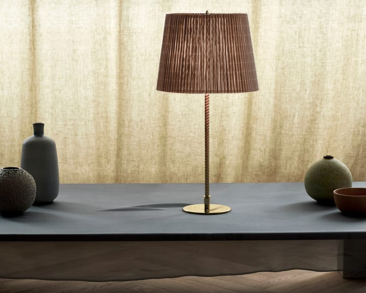 9205 lampa stołowa - Bambu-mosiądz - GUBI