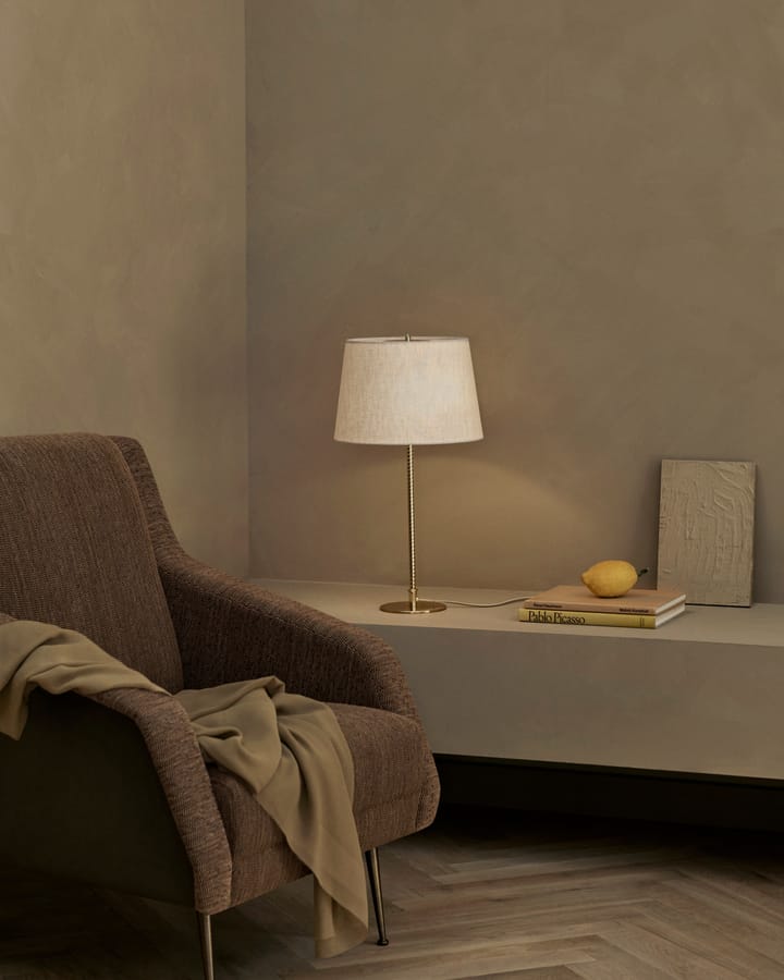 9205 lampa stołowa, Canvas-mosiądz GUBI