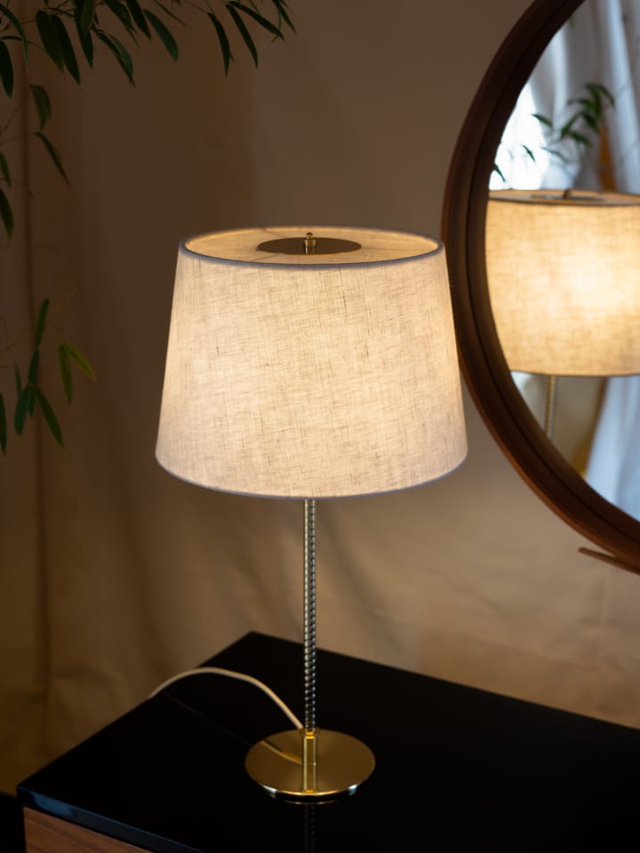 9205 lampa stołowa, Canvas-mosiądz GUBI