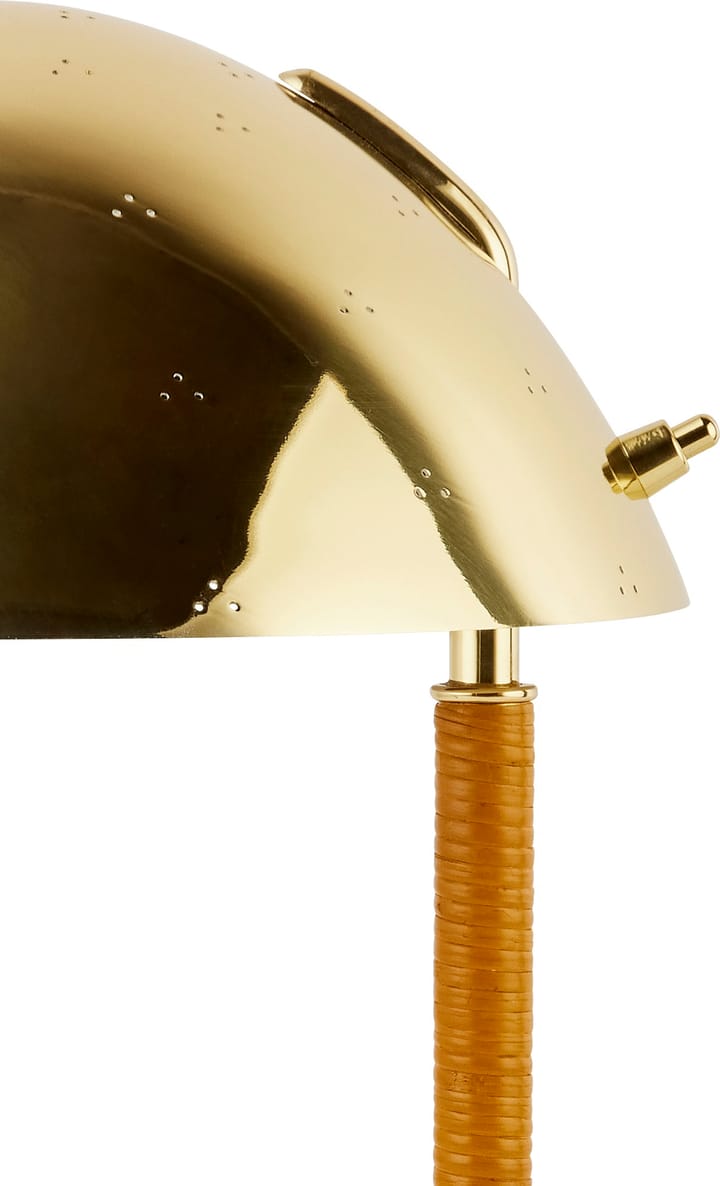 9209 lampa stołowa, mosiądz-rotang GUBI