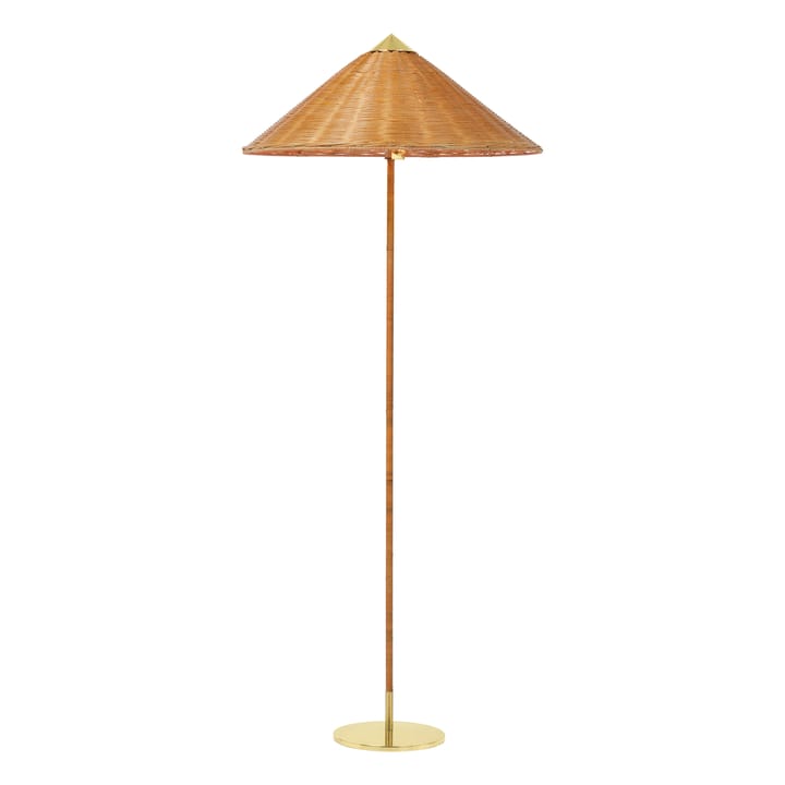 9602 lampa podłogowa - mosiądz-wicker willow - GUBI