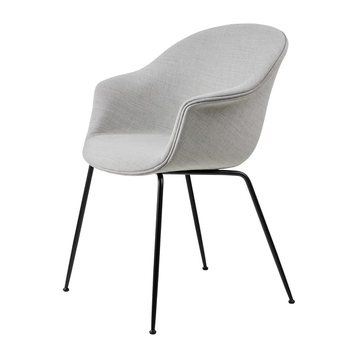 Bat Dining Chair fully upholstered conic base - Remix 3 nr.123-black - GUBI