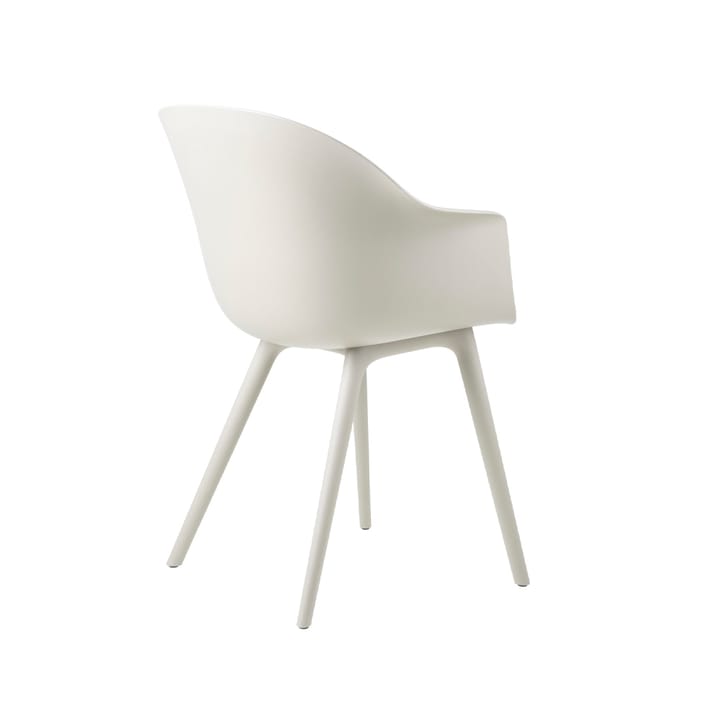 Bat Plastic krzesło, alabaster white GUBI