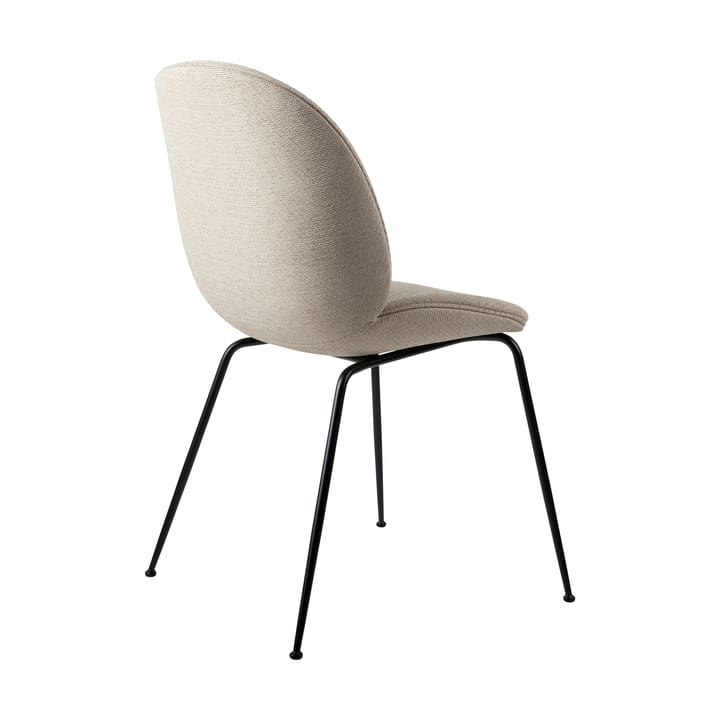 Beetle dining chair fully upholstered conic base - Tempt 61168-black matowy - GUBI