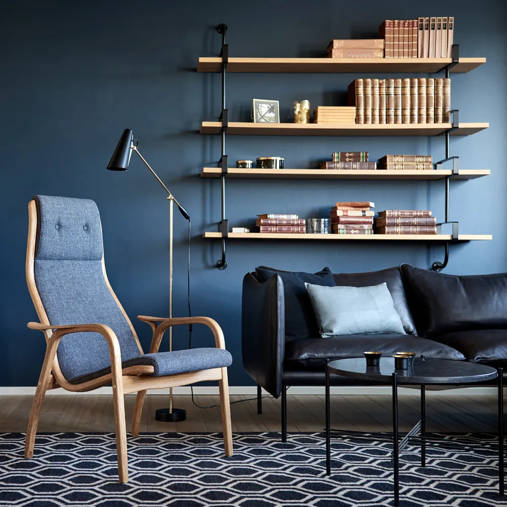 Demon półka ścienna 3 poziomy, walnut, 155 cm GUBI