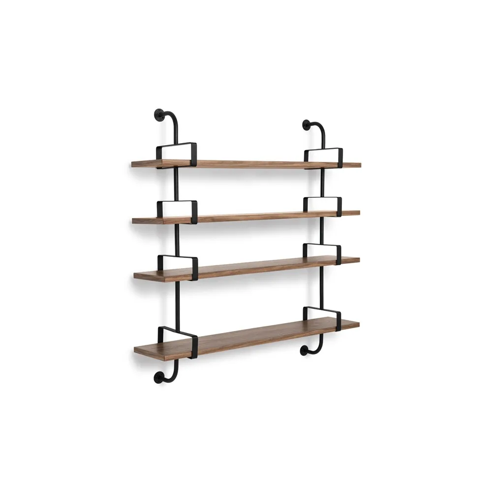 Demon półka ścienna 4 poziomy, walnut, 155 cm GUBI