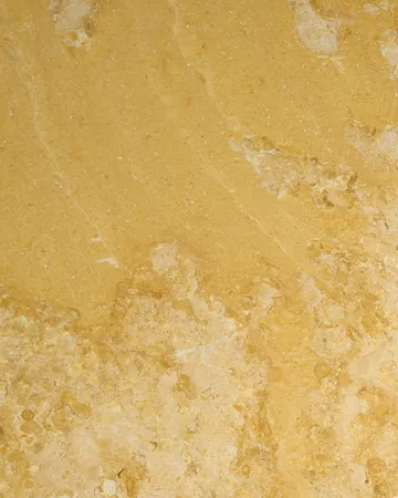 Doric stolik kawowy - Honey Amber marmur, 80x80 cm - GUBI