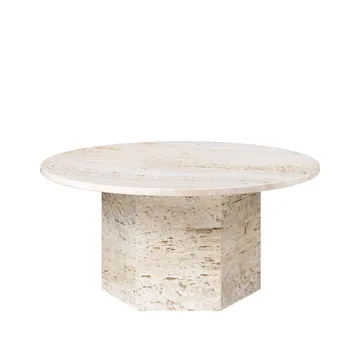 Epic stolik kawowy - White, Ø80 - GUBI