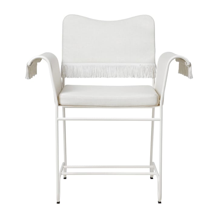 Fotel z frędzlami Tropique - White semi matt-Leslie 06 - GUBI