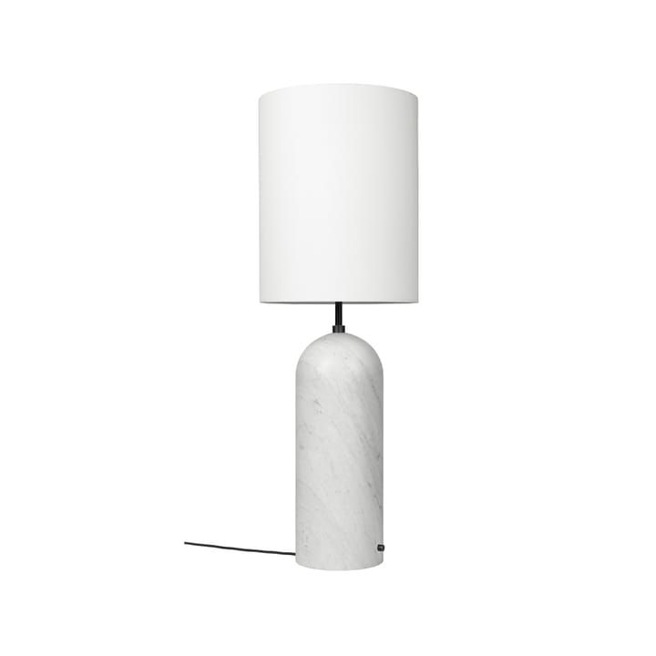 GraBiałyy XL lampa podłogowa - biały marmur/biały, high - GUBI