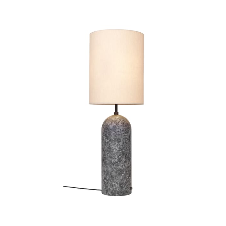 GraBiałyy XL lampa podłogowa - szary marmur/canvas, high - GUBI