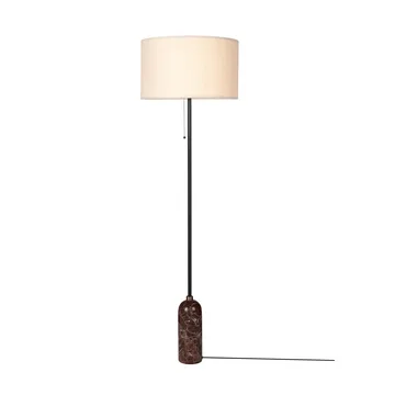 Gravity lampa podłogowa - Maroon marble-canvas - GUBI