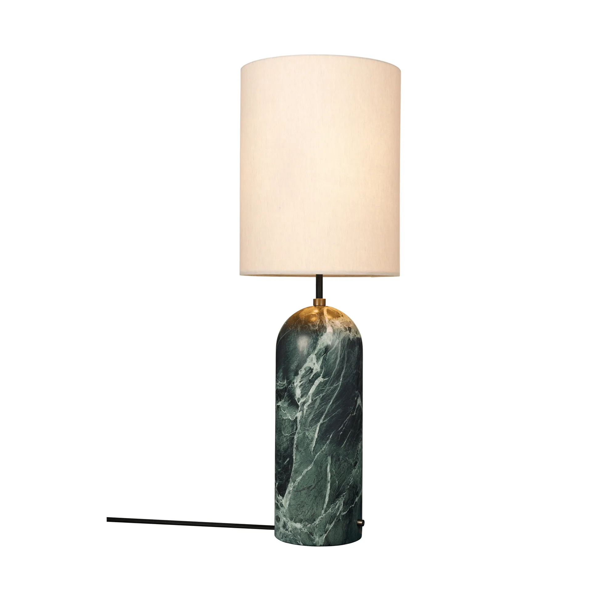 Gravity XL lampa podłogowa, Emerald marble-canvas GUBI