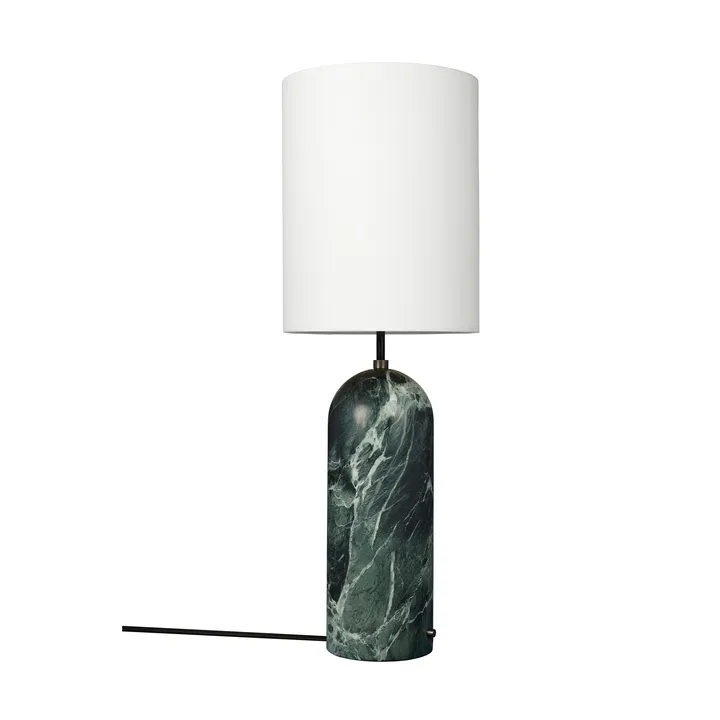 Gravity XL lampa podłogowa - Emerald marble-white - GUBI