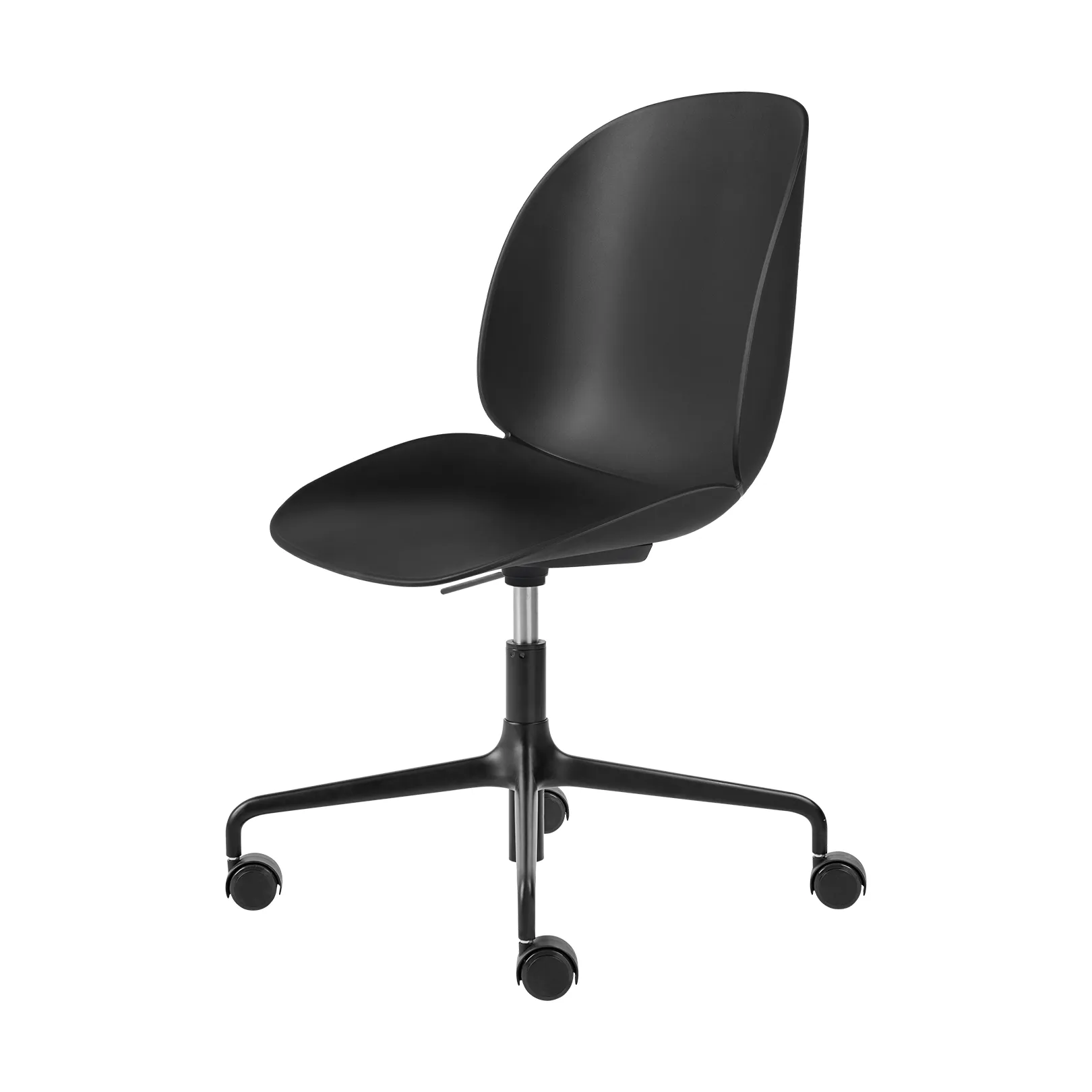 Krzesło biurowe Beetle Meeting Chair, Black-black GUBI