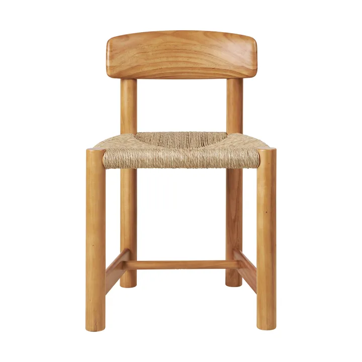 Krzesło Daumiller Side Chair - Natural Rush-golden pine - GUBI