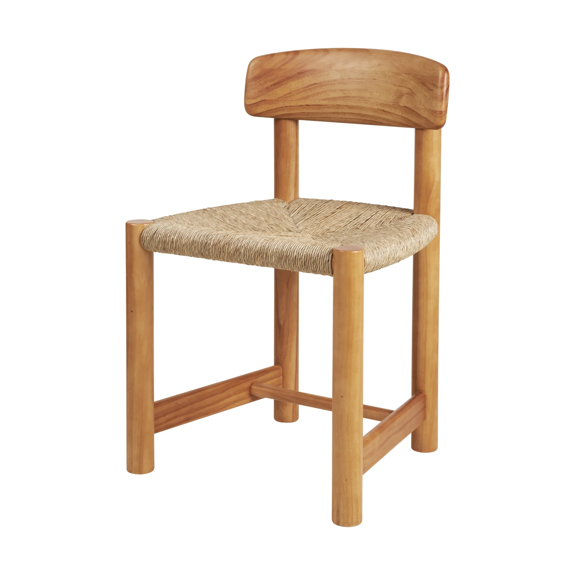 Krzesło Daumiller Side Chair, Natural Rush-golden pine GUBI