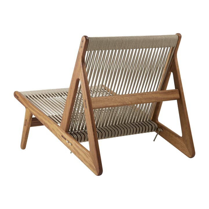 Krzesło wypoczynkowe MR01 Initial outdoor, Olejowane drewno iroko GUBI
