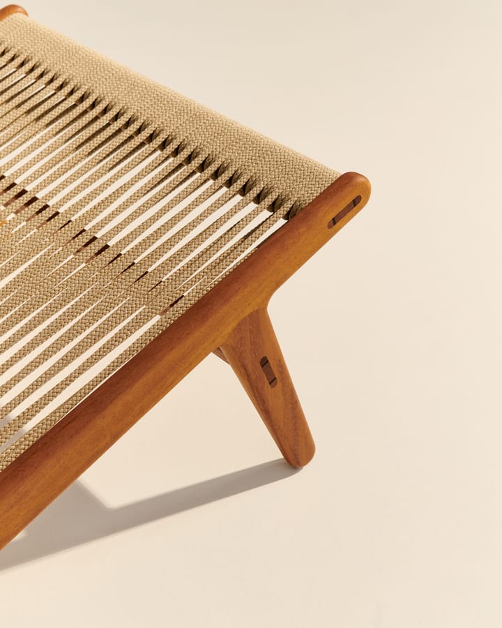 Krzesło wypoczynkowe MR01 Initial outdoor - Olejowane drewno iroko - GUBI