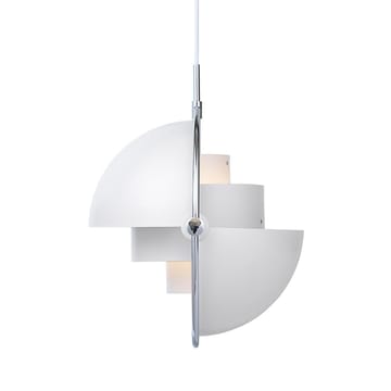 Lampa Multi-Lite  - chrom - biały - GUBI