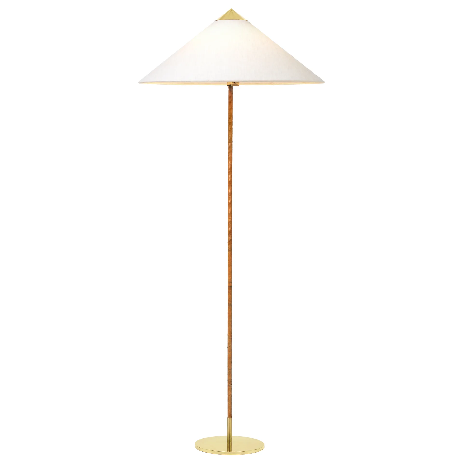 Lampa podłogowa 9602, Mosiądz-canvas GUBI