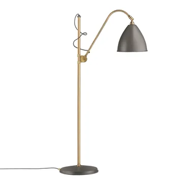 Lampa podłogowa Bestlite BL3M - szary - mosiądz - GUBI