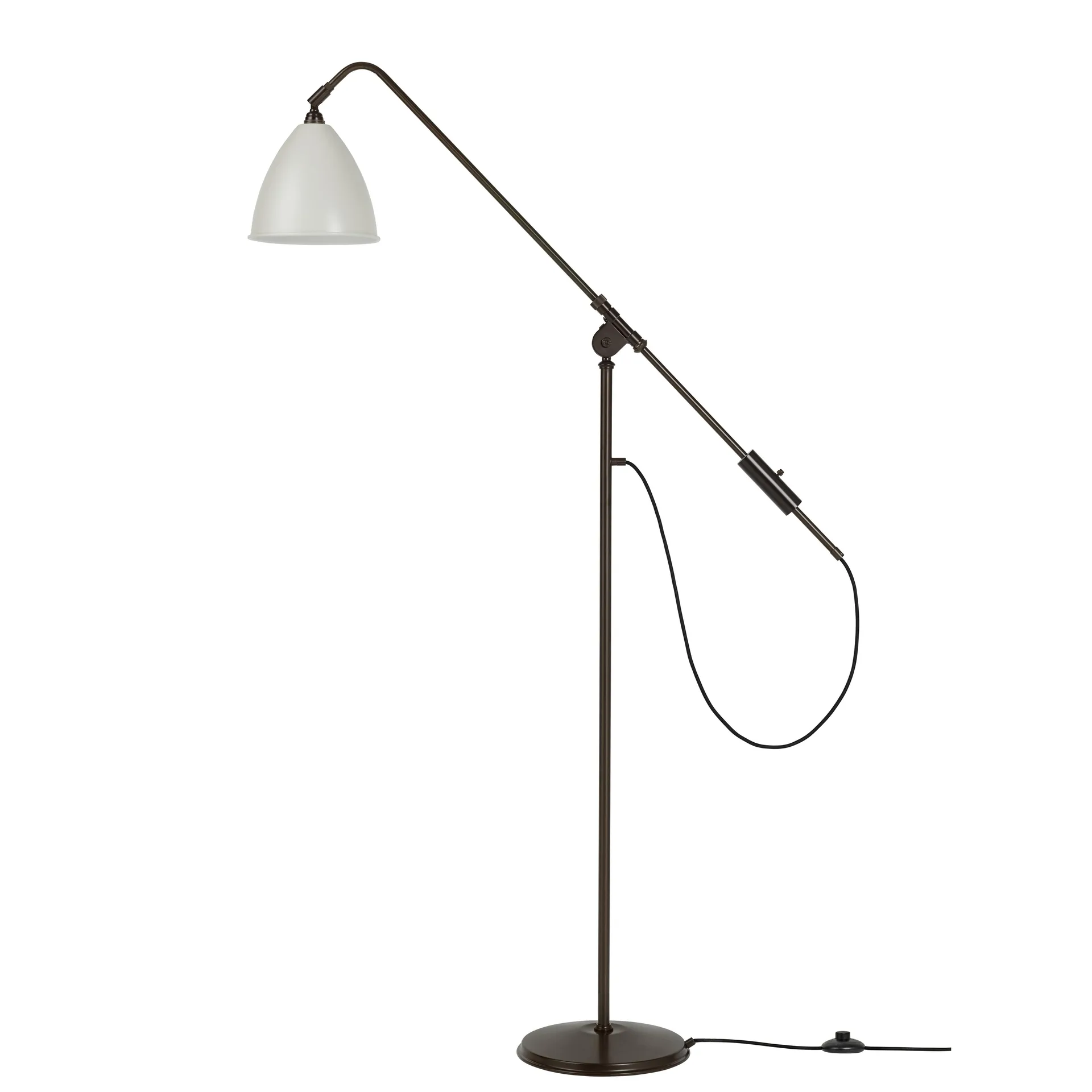 Lampa podłogowa Bestlite BL4 , biały - czarny GUBI