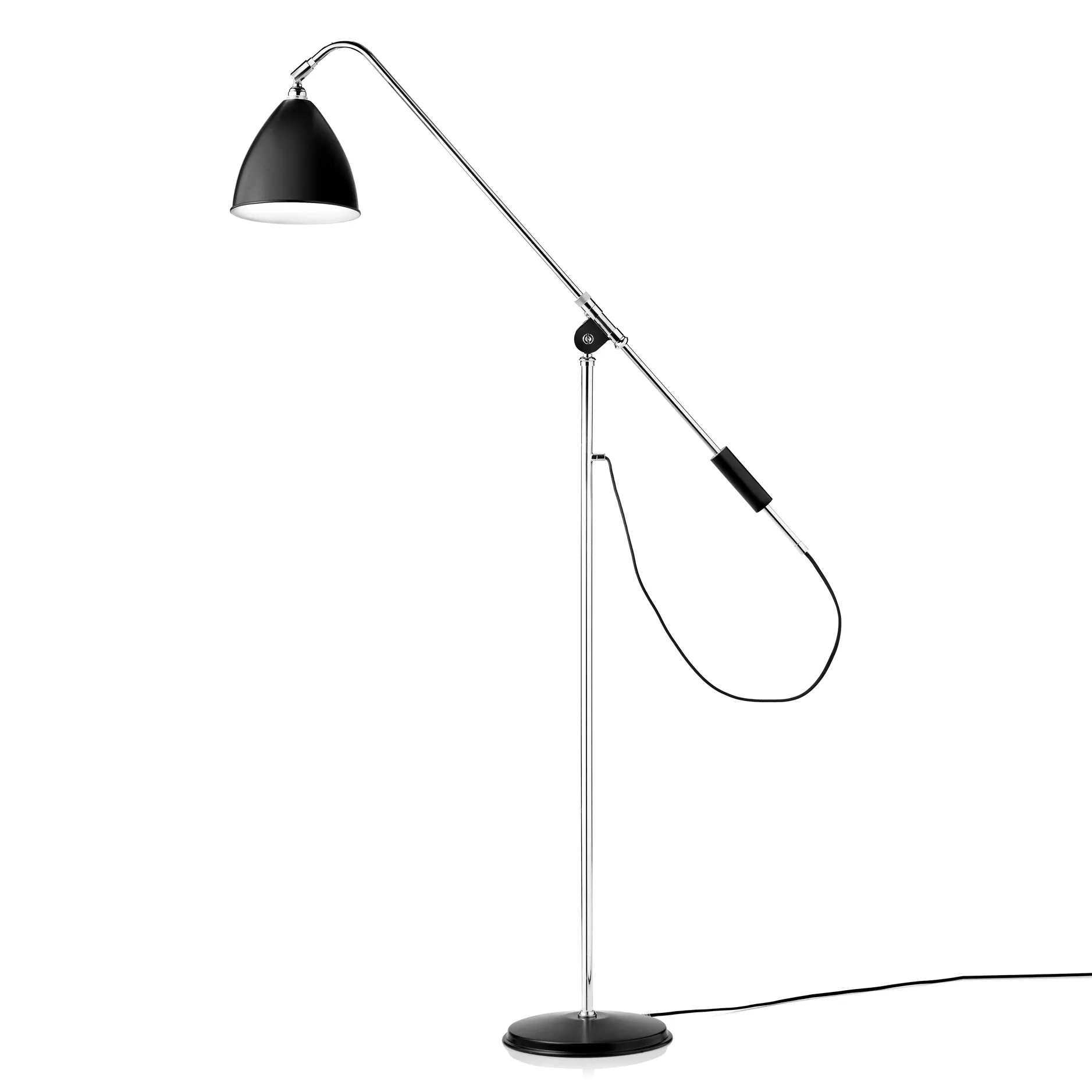 Lampa podłogowa Bestlite BL4 , czarny - chrom GUBI