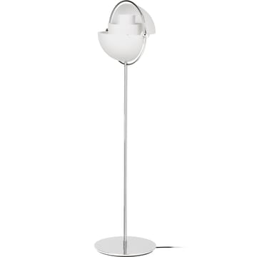Lampa podłogowa Multi-Lite - Chrom-biały - GUBI