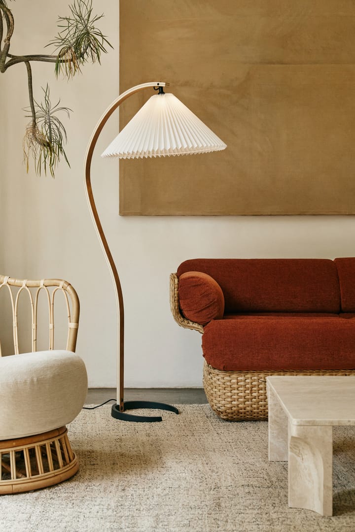Lampa podłogowa Timberline, Dąb-brzoza-biały GUBI