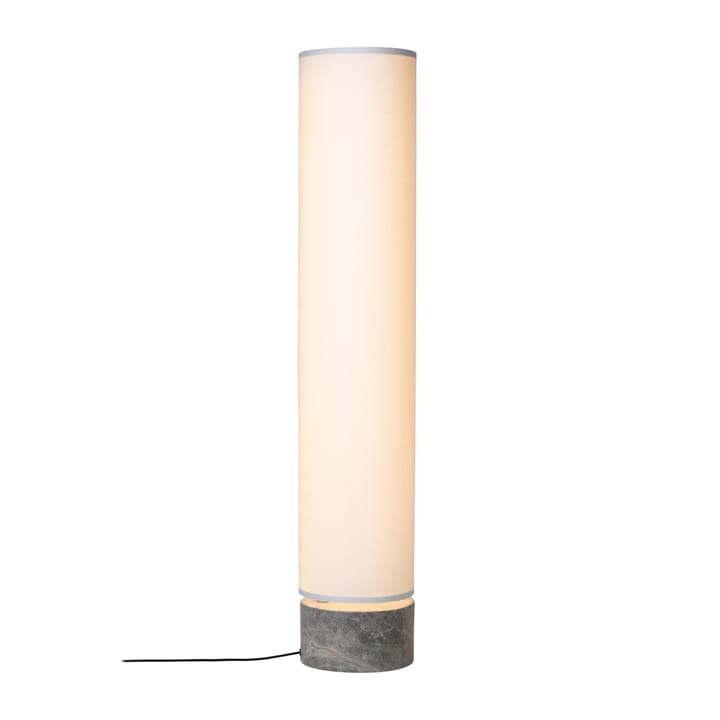 Lampa podłogowa Unbound 120 cm - Biało-szary marmur - GUBI
