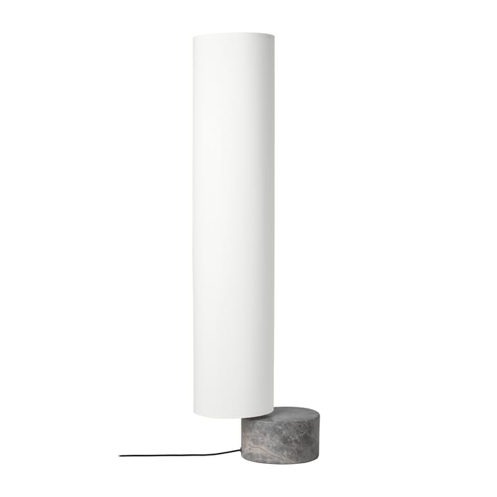 Lampa podłogowa Unbound 120 cm, Biało-szary marmur GUBI
