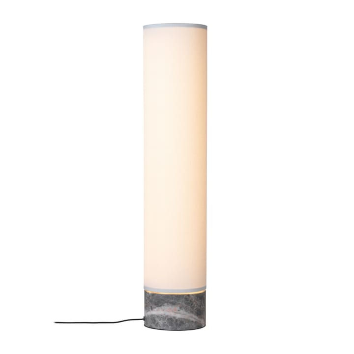 Lampa podłogowa Unbound 80 cm - Biało-szary marmur - GUBI