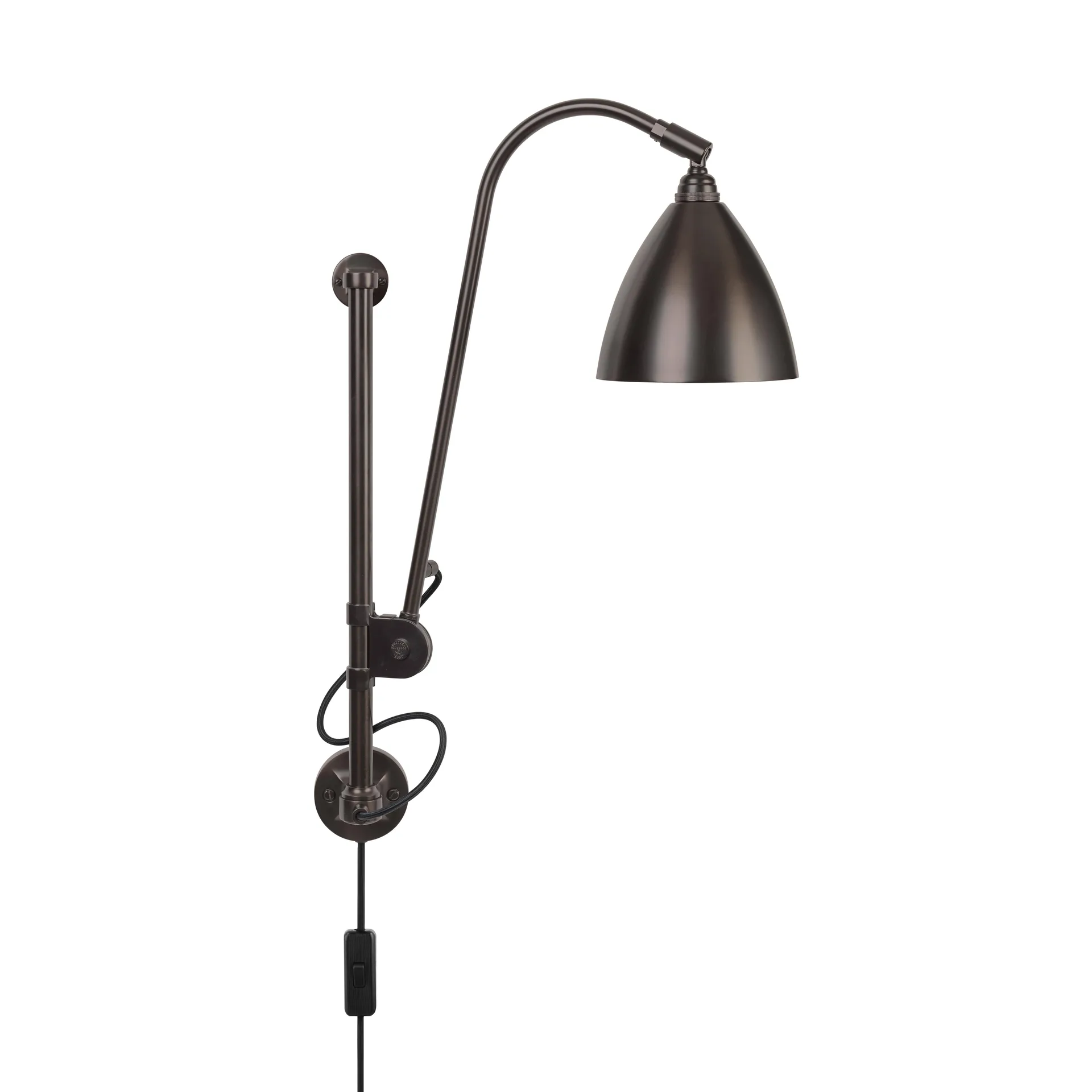 Lampa ścienna Bestlite BL5, Black brass GUBI
