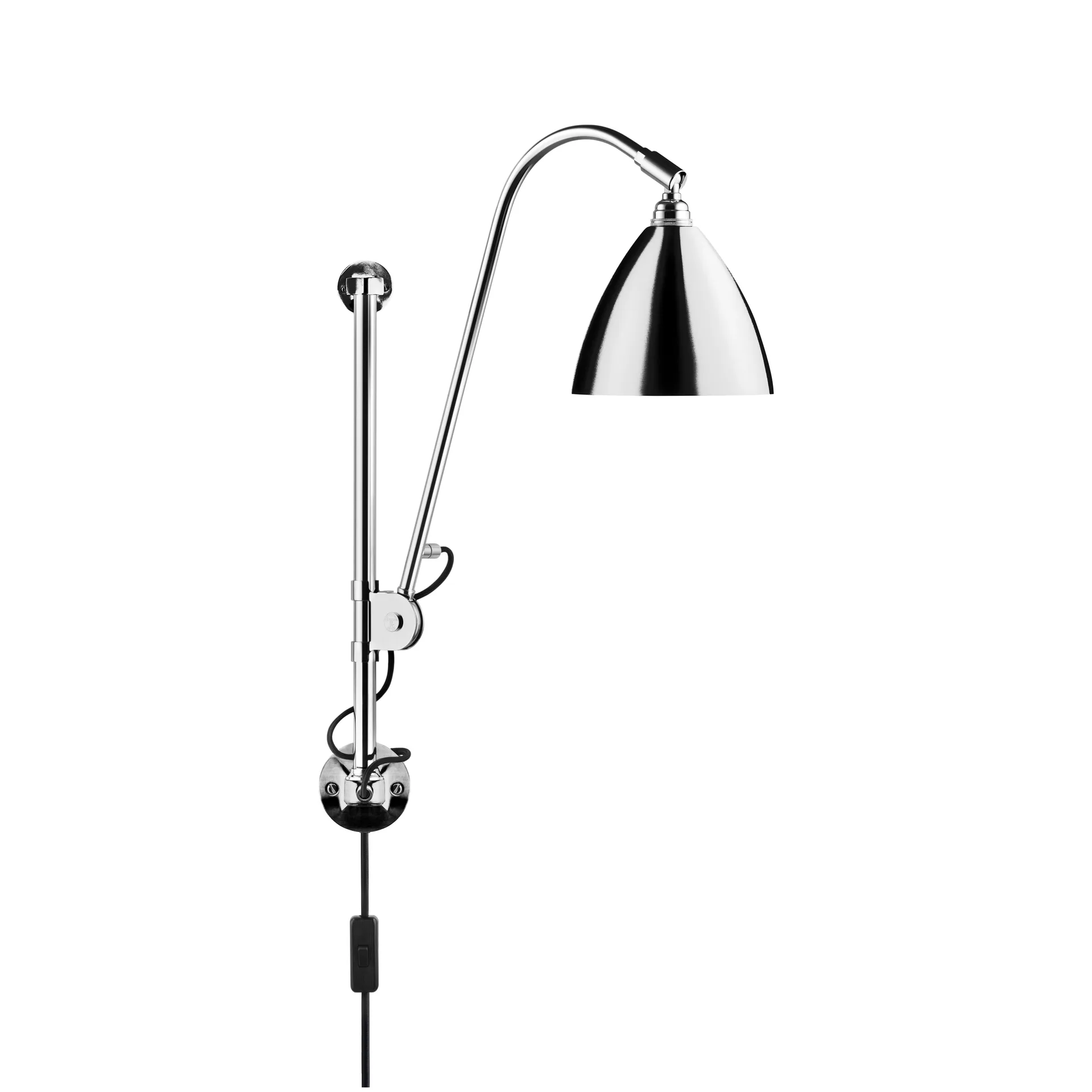 Lampa ścienna Bestlite BL5, Chrom GUBI